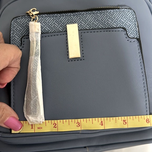 🔥Brand New Fashion Vegan Leather Blue Backpack. - Picture 15 of 15